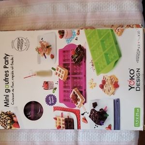 Waffle pop silicone mold